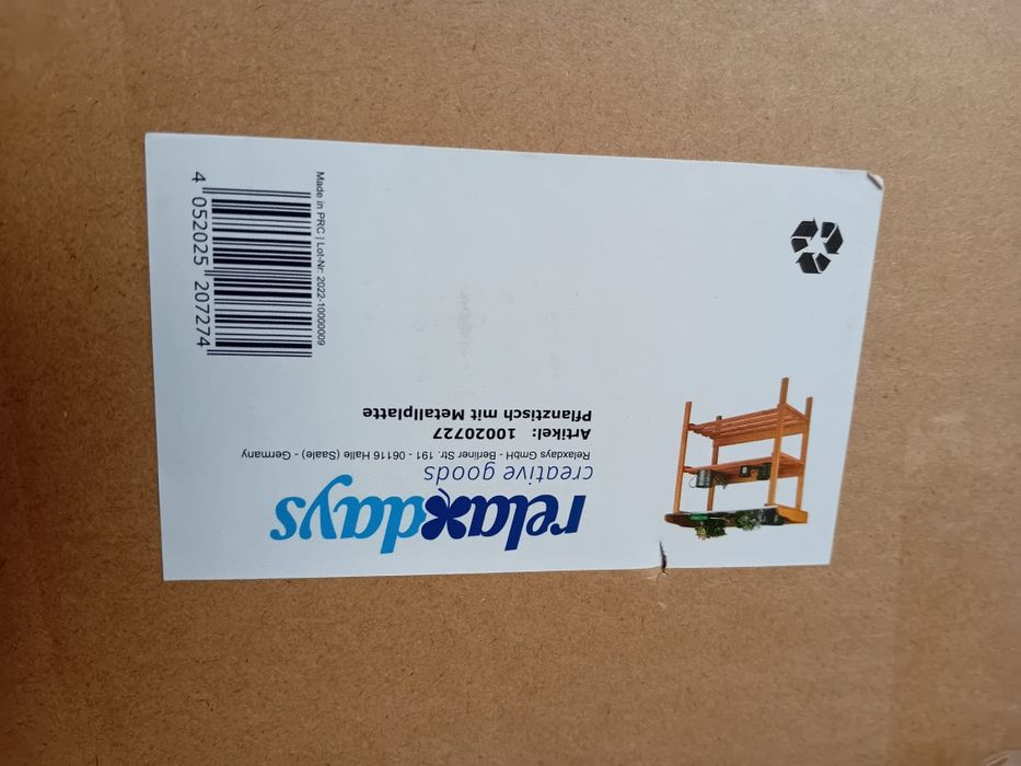 Stół stolik do uprawy roślin