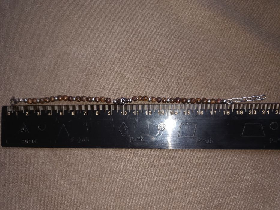 Bransoletka męska z czaszką