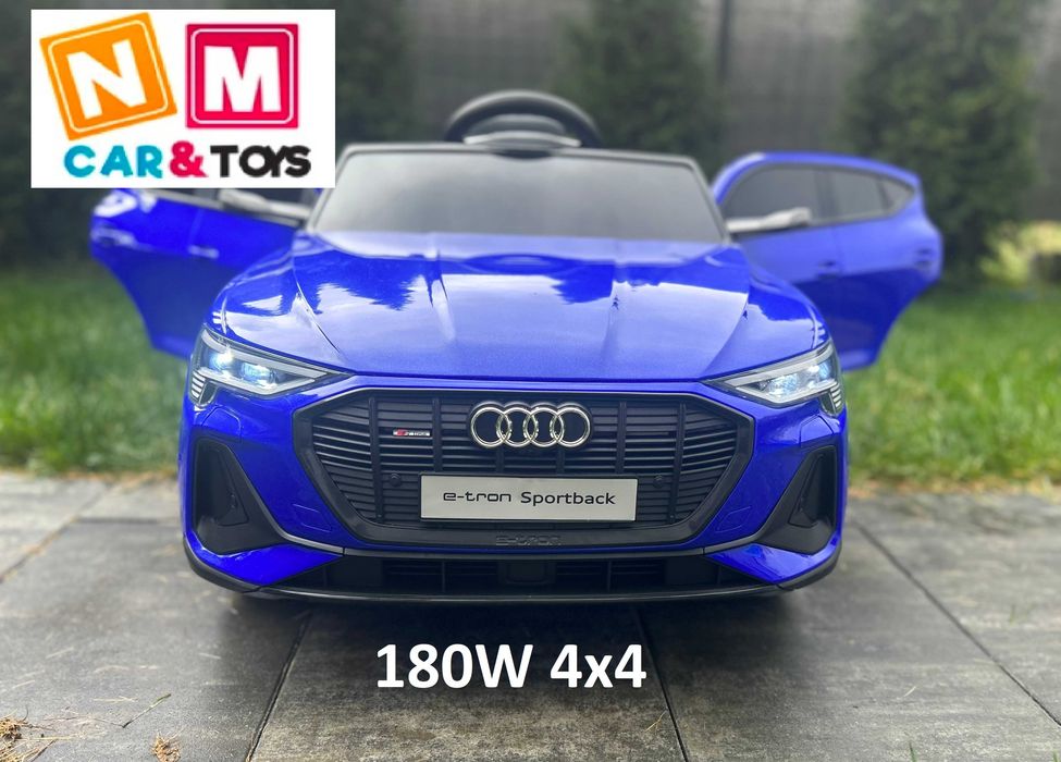 Audi ETron 180W 4x4 Sportback Samochód na akumulator Pojazd Auto Auta