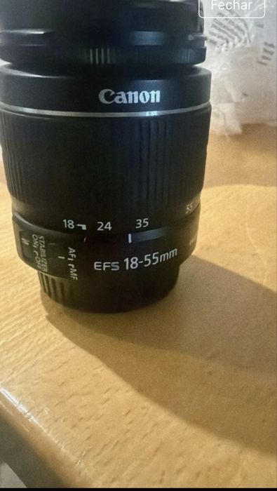 Objetiva Canon EFS  18-55