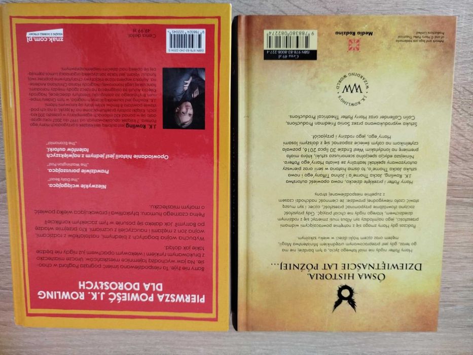 Książki J.K. Rowling 2szt. Harry potter oraz Trafny wybór