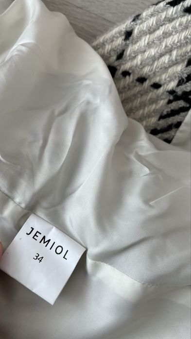 Jemiol Łukasz Jemioł płaszcz wełniany 80% wełna jagnięca 34 oversize