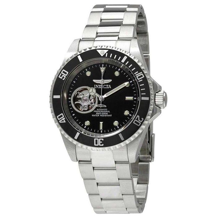 100% ОРИГІНАЛ INVICTA Pro Diver automatique black dial 40mm мехвнічний чоловічий годинник сріблий нова колекція 2026 в наявності модель 20433