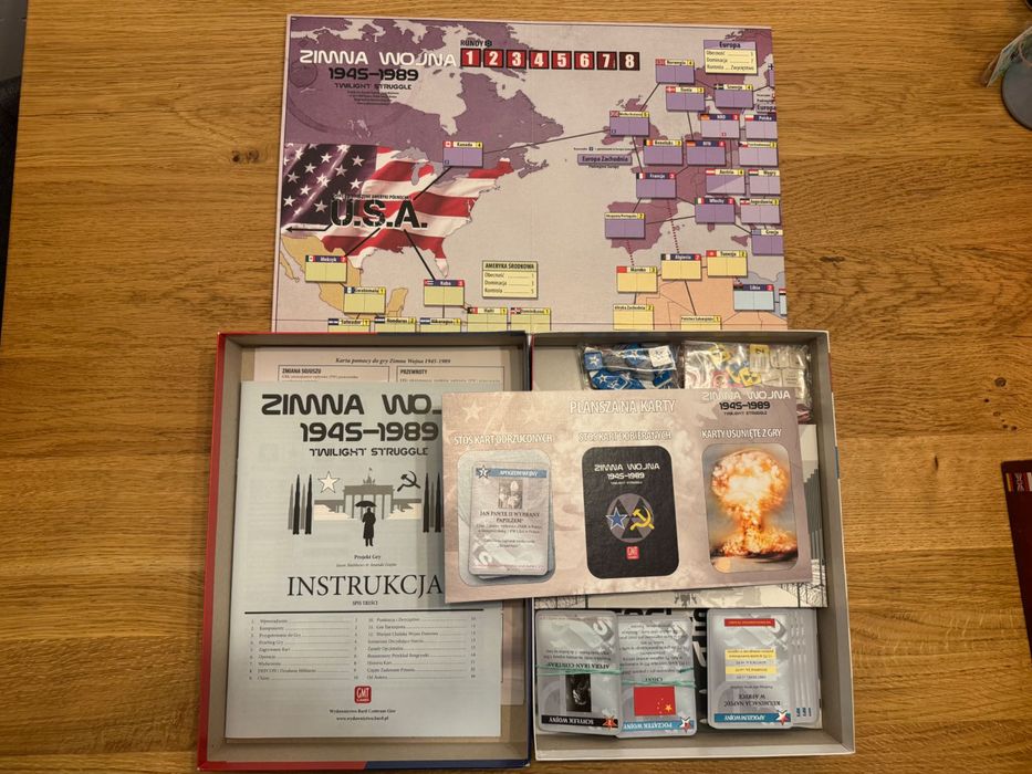 Gra planszowa – Twilight Struggle: Zimna Wojna – jak nowa