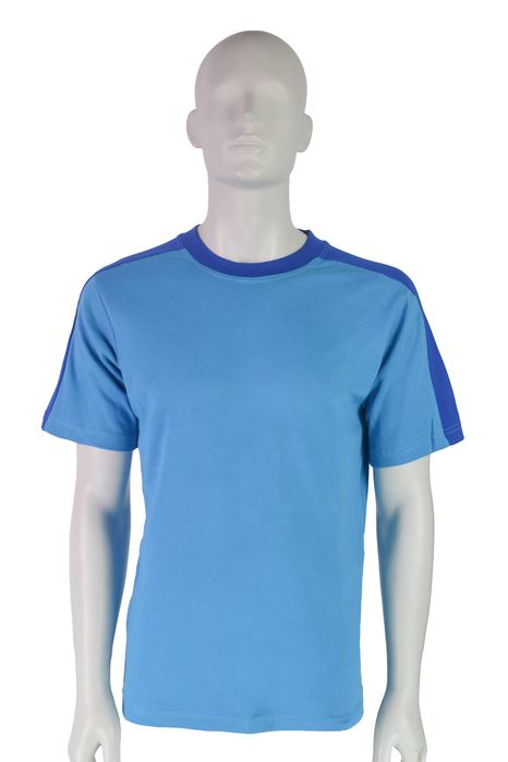 koszulka wojskowa niebieska sportowa 504/mon l używana