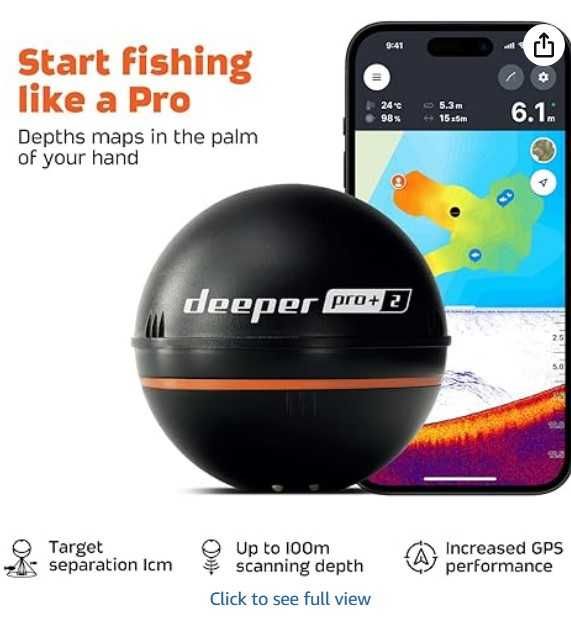 Ехолот Deeper Smart Sonar PRO+ 2 Залишився 1 Новий