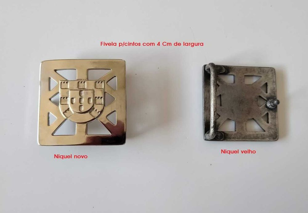 Fivela de cinto ou adorno das 5 quinas portuguesas
