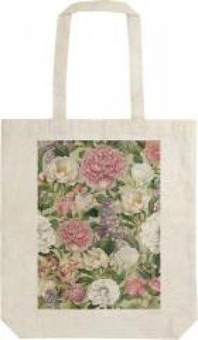 Torba bawełniana STBAG 75 Piwonie i róże oprawa: folia