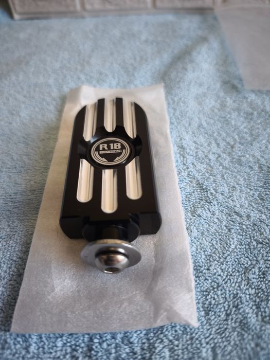 Pedal de freio para motocicleta BMW R18 R18B R18TC 2020 2021 2022 2023, com suporte para os pés e pedal alargado em alumínio CNC