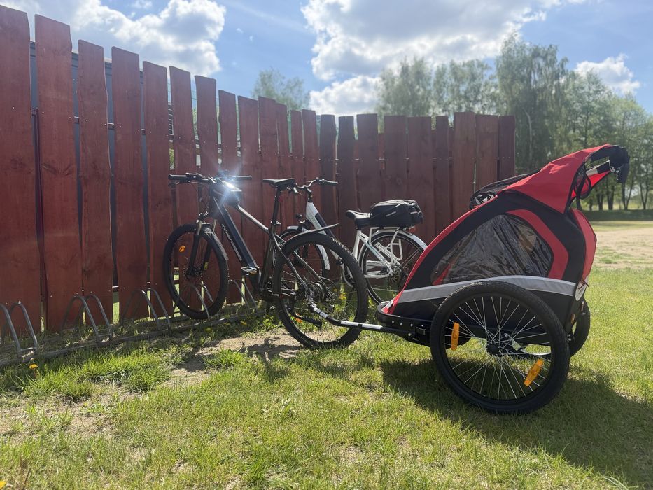 Przyczepka rowerowa dla dziecka 2os. KROSS
