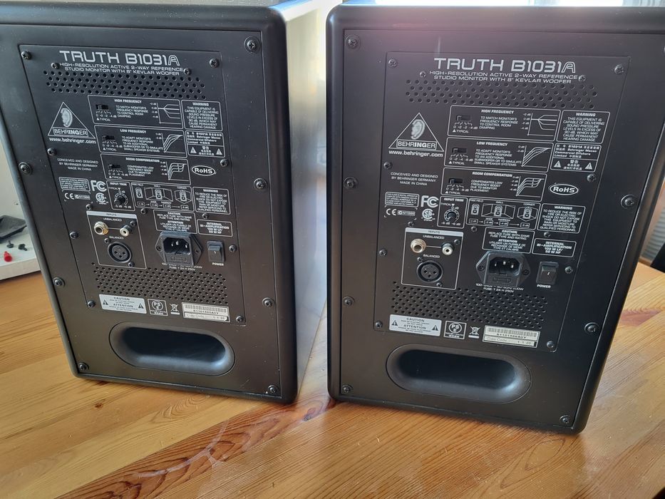 Kolumny Aktywne Monitory Behringer Truth B1031A 20cm Bass DJ Studio Wawa-Lublin
