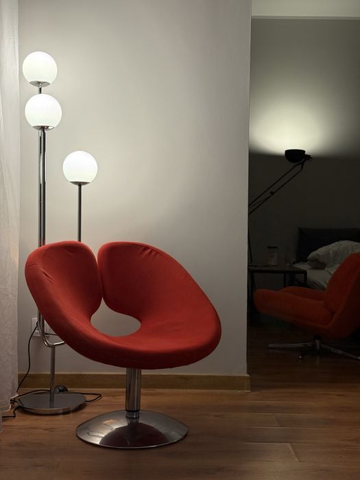 Fotel krzesło Mid Century Modern Bauhaus Apollo Patrick Norguet