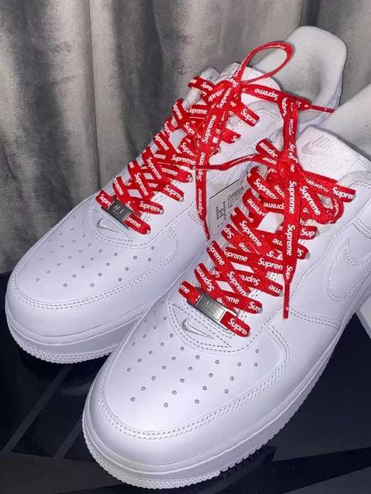 Nike Air Force 1 Low Supreme White R.38
