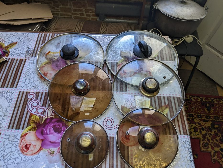 Стеклянные крышки для посуды