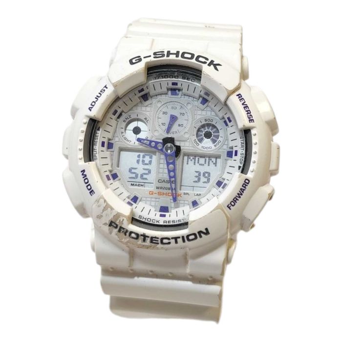 Zegarek Casio G-shock Resist GA-100A 5081 Biały