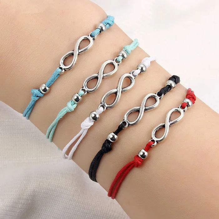 Pulseira/tornozeleira infinito. Várias cores disponiveis
Várias cores