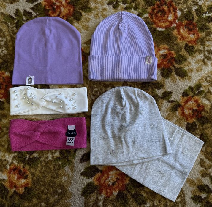 Жилетки та шапочки на 1-5 років для дівчинки