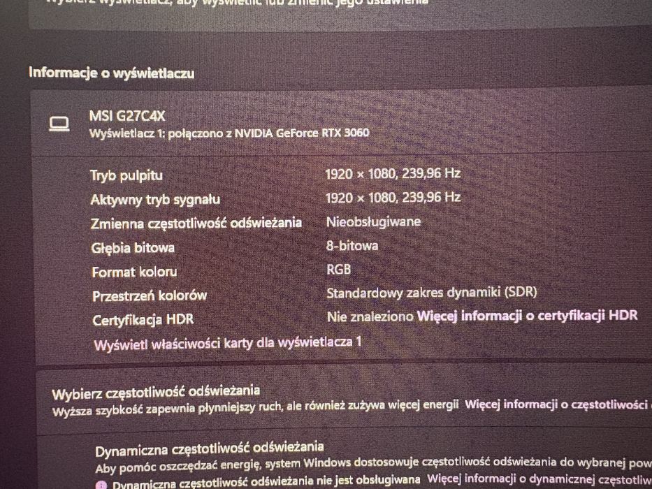 Monitor MSI zakrzywiony