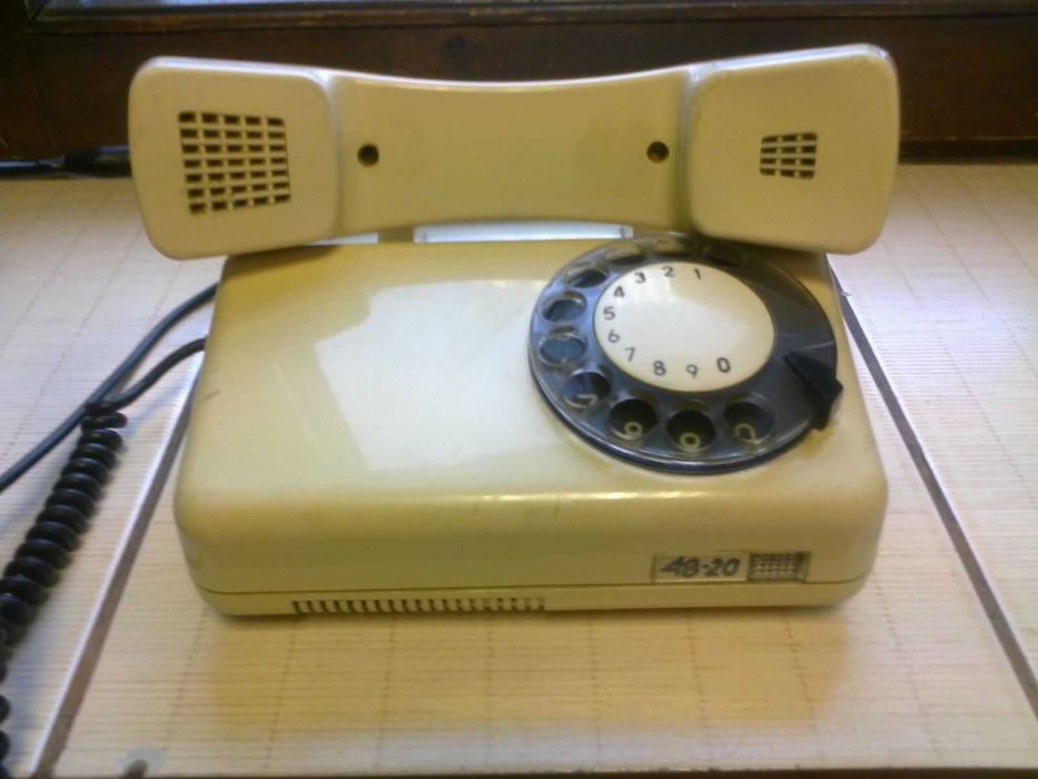 Telefony stacjonarne tarczowe PRL lata 70/80