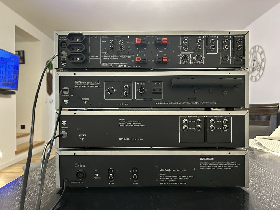 Wieża Segmentowa Unitra Diora WS-442 AS-642 FS-042 MDS442 Przestrojona