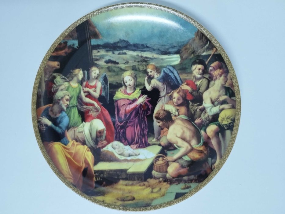 Prato de Natal Porcel 2002