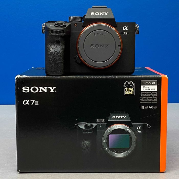 Sony Alpha A7 III (Corpo) - 24.2MP | 3 ANOS DE GARANTIA