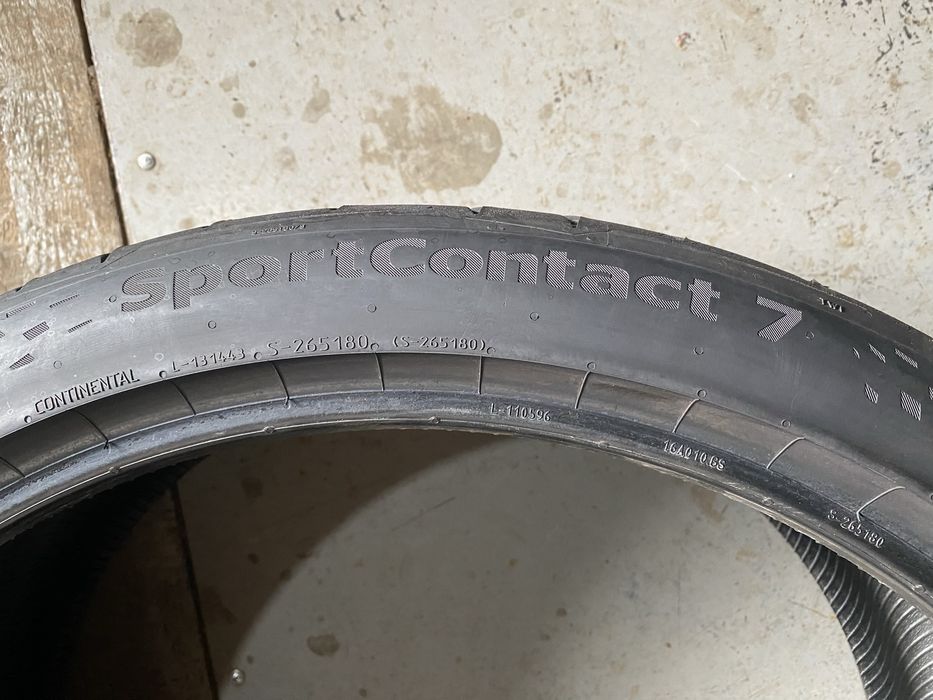 2шт 6мм 25год 265/35R22 Continental SportContact 7