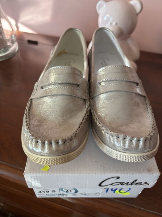 Mokasyny skórzane r.39