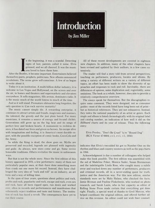 Illustrated History of Rock and Roll