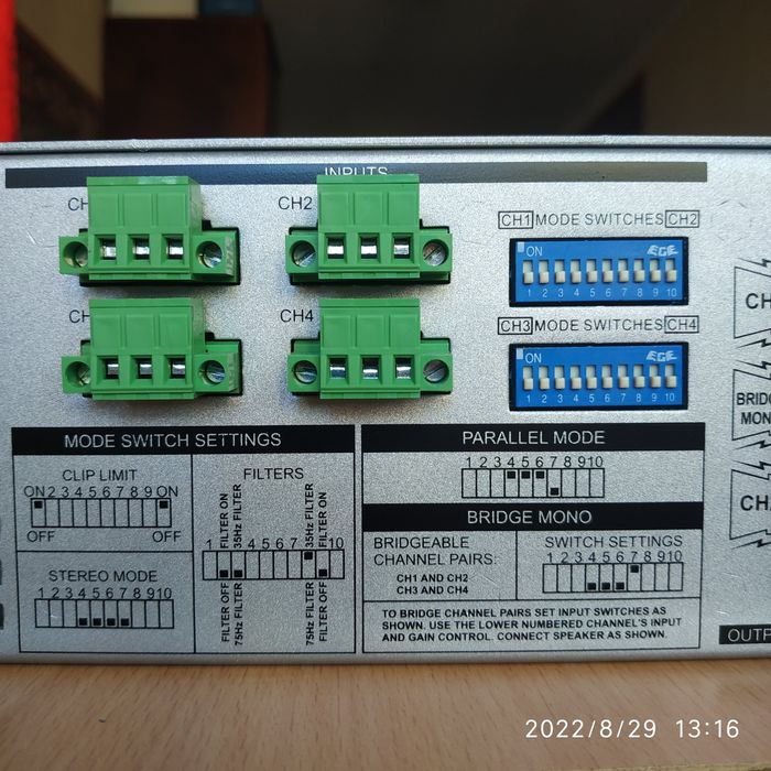 Усилитель мощности Alto MC500.4