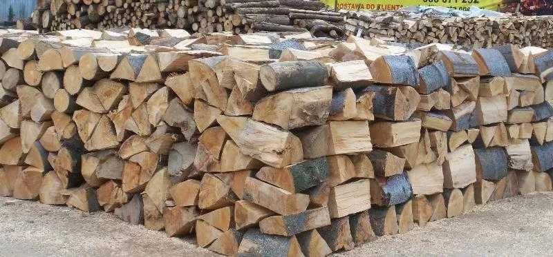 Drewno kominkowe i opałowe - suche układane - dostawa gratis