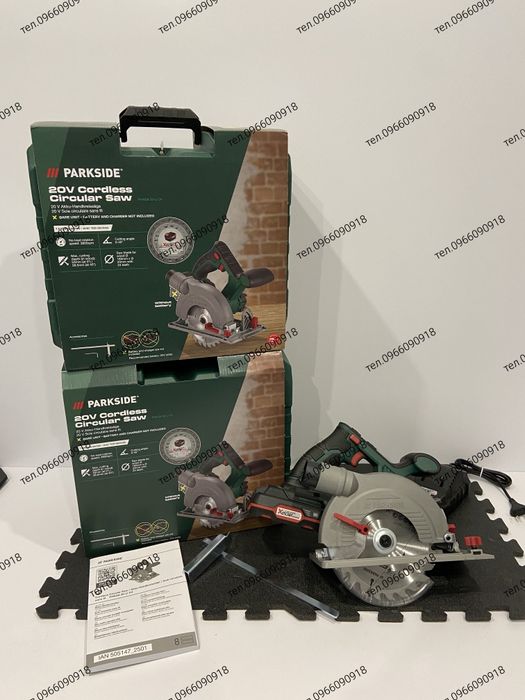 Акумуляторна циркулярна пила, паркетка, дискова,PARKSIDE PHKSA 20-Li C