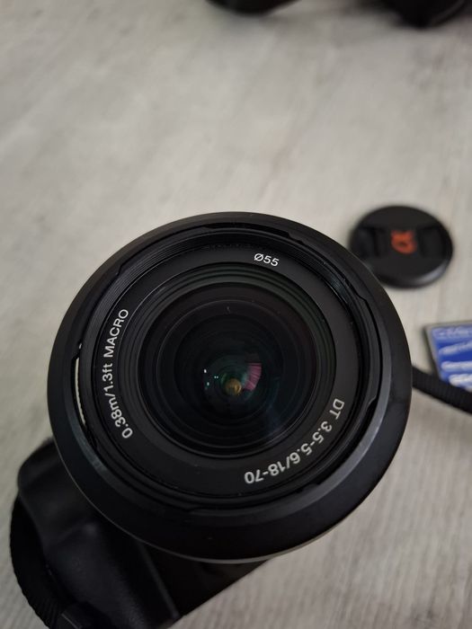 Câmera Sony DSRL A-200 igual nova extras