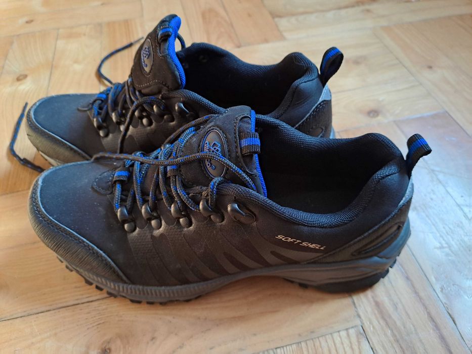 Buty trekkingowe, damskie, czarne, rozmiar 38