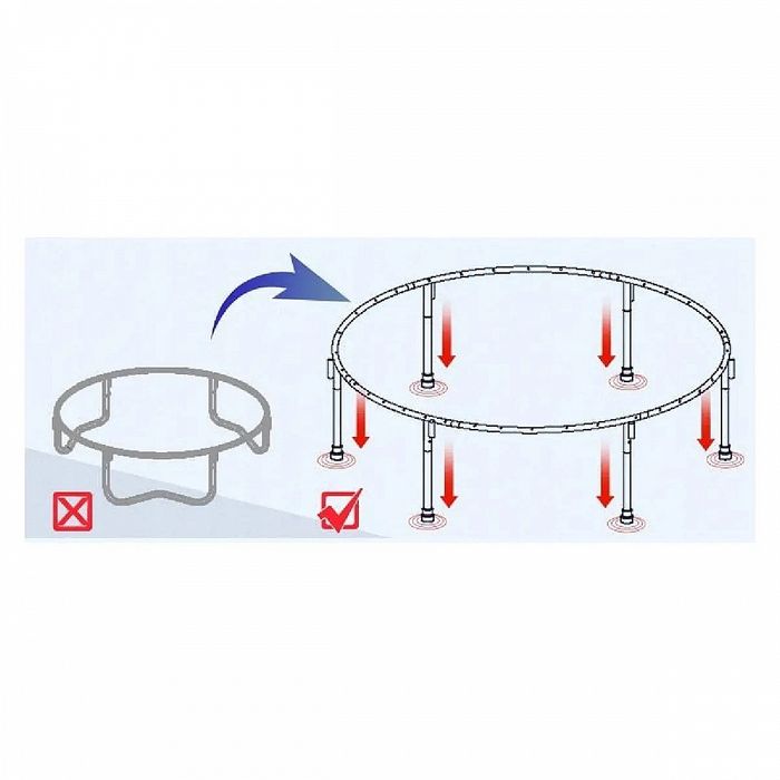 Батут дитячий Fitonix 140 см посилений із захисною сіткою. Рожевий.