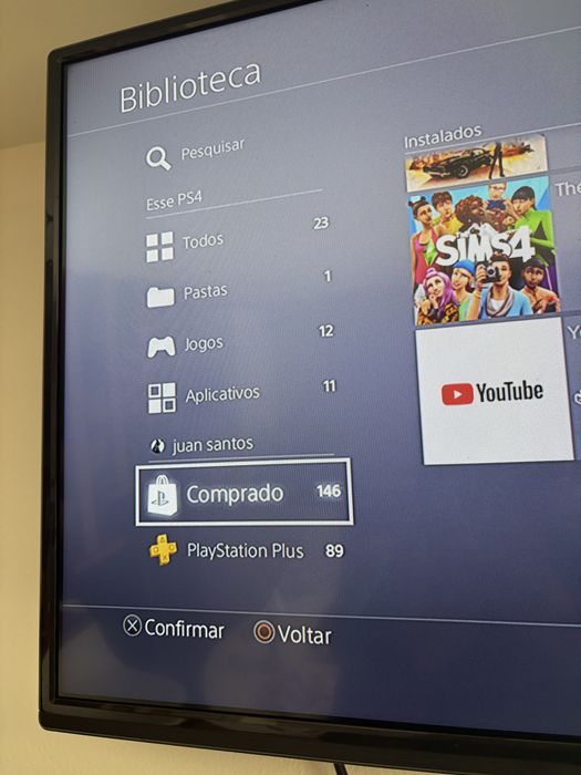 Vendo ps4  1TB com conta ja istalada com 145 jogos