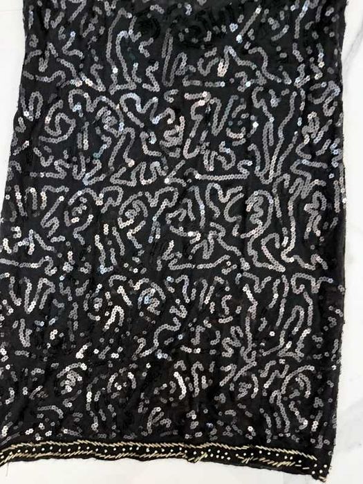 Sukienka z cekinami zjawiskowa Mango M odkryte plecy