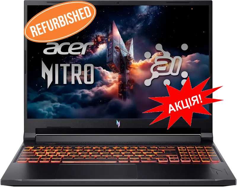 РОЗПРОДАЖ!  Потужний Ігровий Ноутбук 2025 року Acer Nitro V16 ANV16-42 /RTX 5050 8 GB