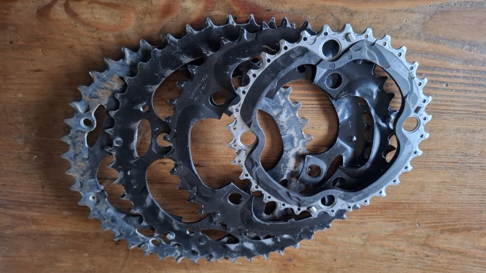 Pakiet Zębatki 104BCD 32Z 38Z 42Z 44Z Shimano Suntour Jasienica