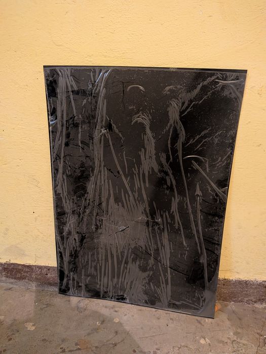Plexi czarna 50x70