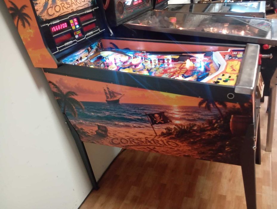 Pinball flippers Corsário