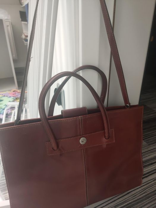 Torba ze skóry naturalnej.bardzo elegacnka.Stan bardzo dobry
