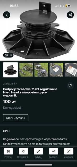 Wsporniki tarasowe
