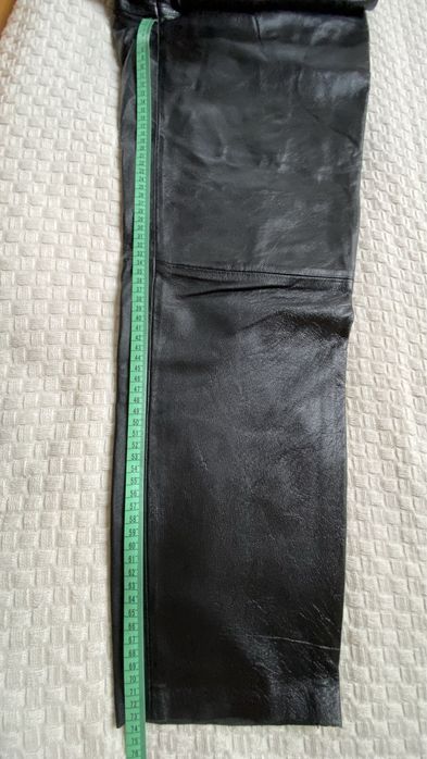 Spodnie skórzane damskie M