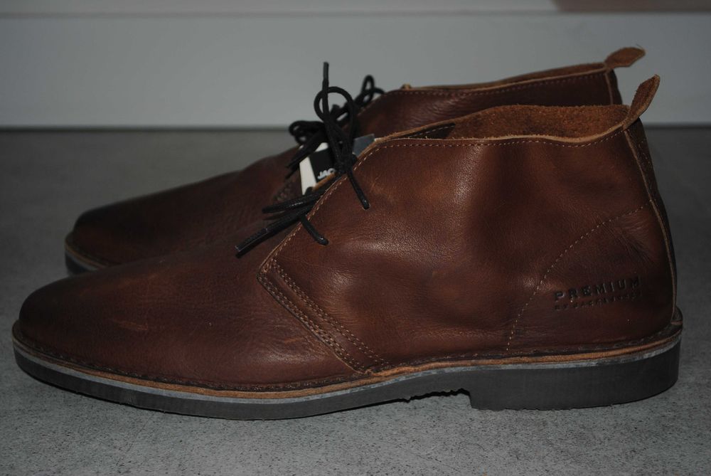 Skórzane buty Jack & Jones Premium roz 45/46