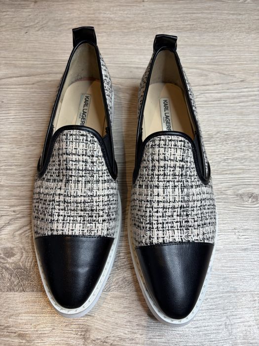 Loafery mokasyny buty wsuwane damskie Karl Lagerfeld 40,5