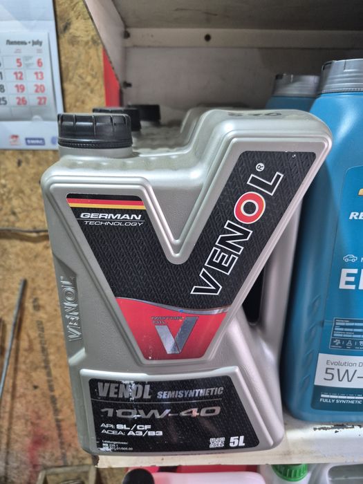 Venol 10w40 масло 5л