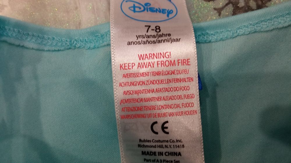 Платье Эльзы 7-8лет оригинал Disney