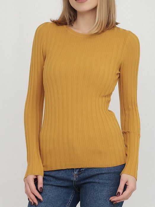 Жовтий/гірчичний жіночий джемпер