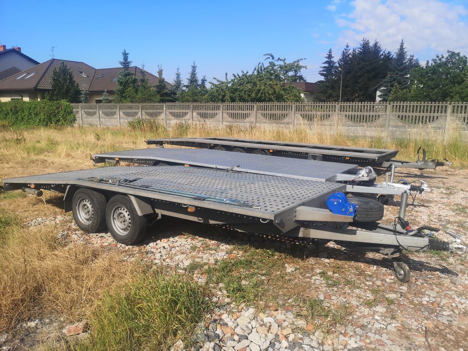 Przyczepa laweta wynajem Oferta na 6 lawet Wypożyczalnia